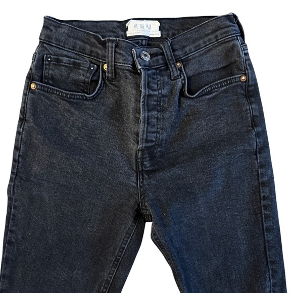 Free People We the Free Women's Black Jeans skinny high rise size 26 #801 - Picture 5 of 14